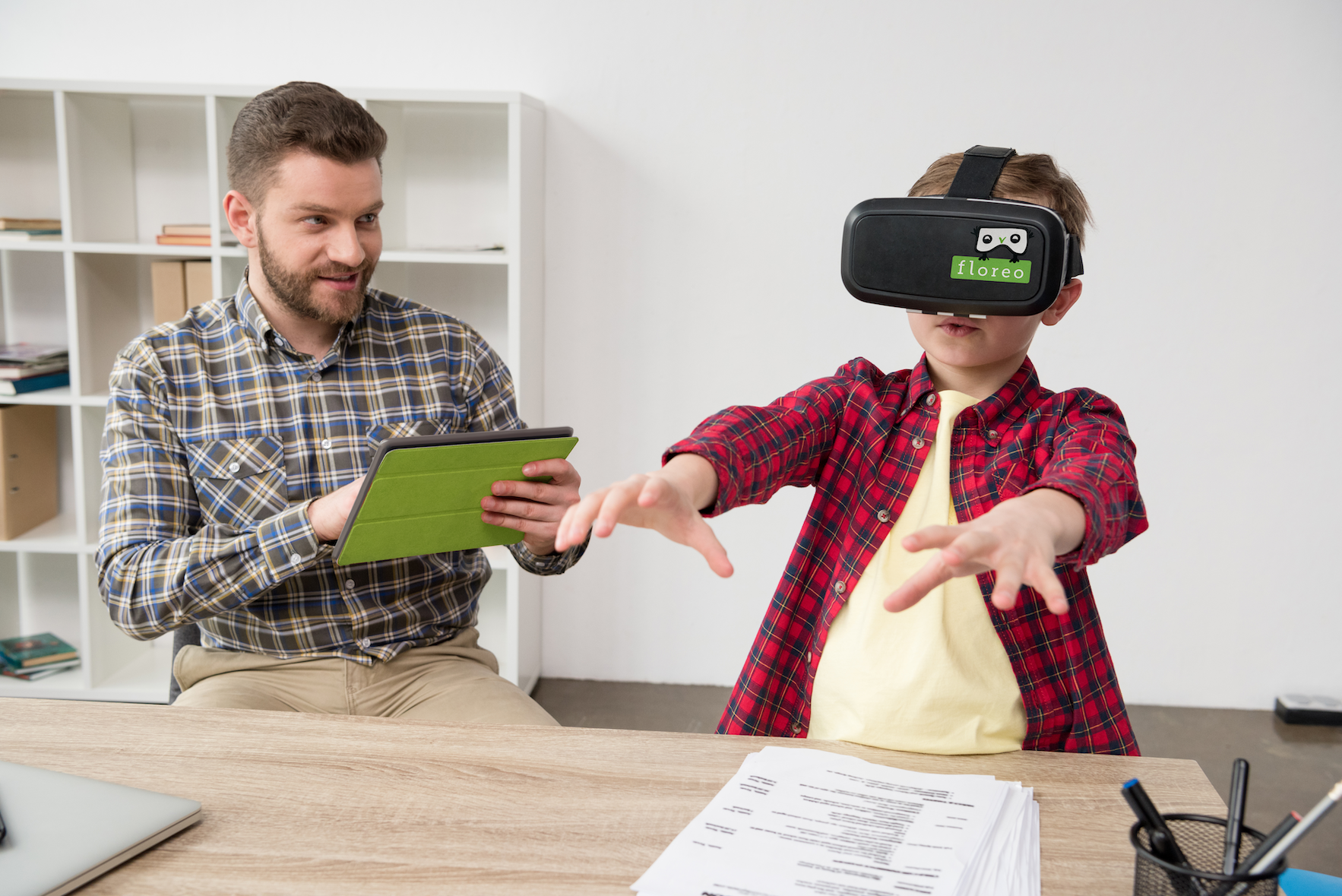 Learner and Coach with iPad